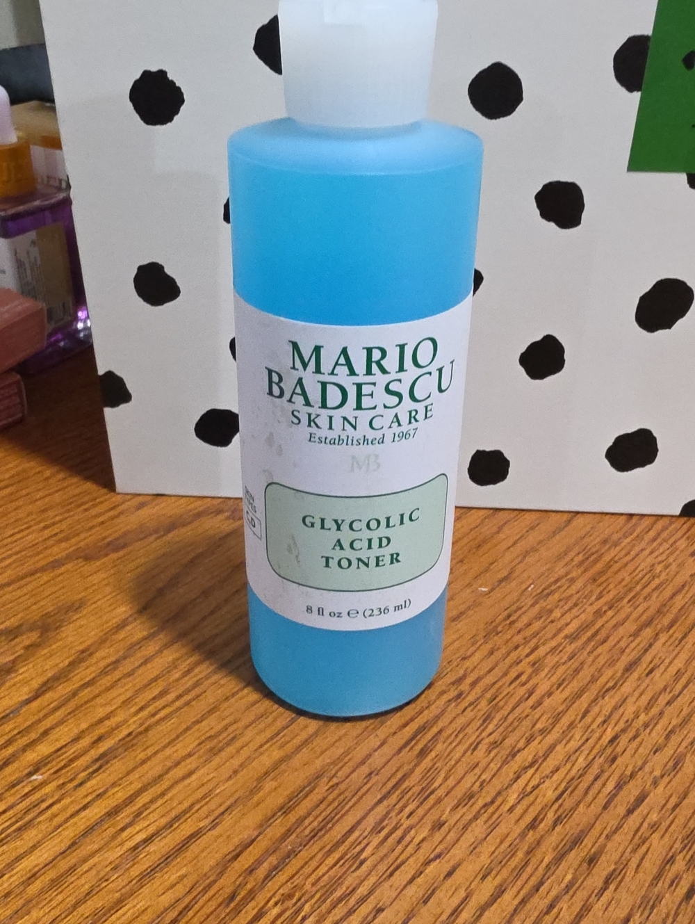 Mario Badescu Blue Glycolic Acid Toner Bottle